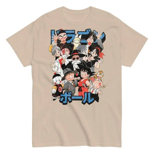 Vintage Unisex "Dragon Ball" Japanese Retro Graphic T-shirt 5AJ Sweatshirt, Hoodie, Comfort Colors