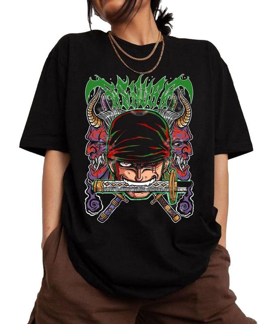 Vintage Unisex Tshirt Roronoa Zoro One Piece Face T-Shirt, Vintage 90's Anime Shirt, Vintage Anime One Piece Shirt, Anime Manga Shirt, Gift For Fans Anime Lovers, Unisex Top For Gym, Cotton Menswear, Graphic Anime Tee Shirt, Unisex Tee Hoodie Sweatshirt.,