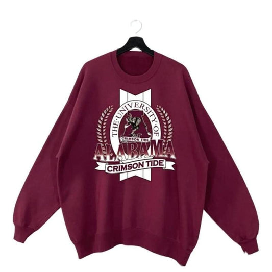 Vintage University of Alabama Crimson Tide T-Shirt, Alabama Crimson Tide Shirt, NCAA Shirt, College Apparel, Vintage Shirt, Unisex T-shirt Cotton Menswear