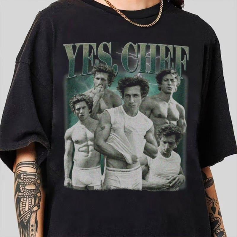 Vintage Yes Chef Shirt, The Bear Shirt, Jeremy Bootleg Tee, Yes Chef Jeremy Homage Shirt custom