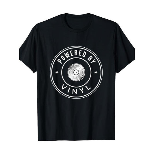 Vinyl Vibrator only Classic Record Fan T-shirt Made in USA