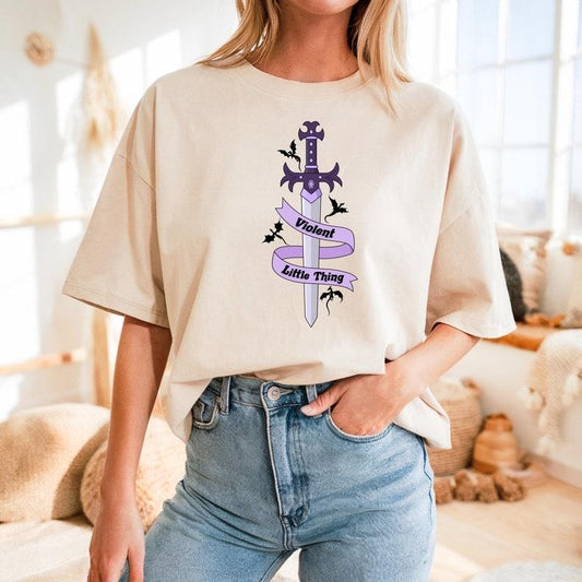 Violent Little Thing Shirt | Fourth Wing Shirt | Violet Sorrengail Shirt | Xaden Riorson Shirt | Fantasy Reader Shirts | Fourth Wing Merch