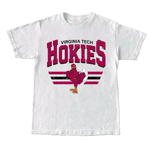 Virginia Tech Hokies Vintage Football NCAA Shirt, Vintage Shirt NCAA, Classic Sport T-shirt, Vintage 90s style top clothing, Unisex graphic Streetwear shirts