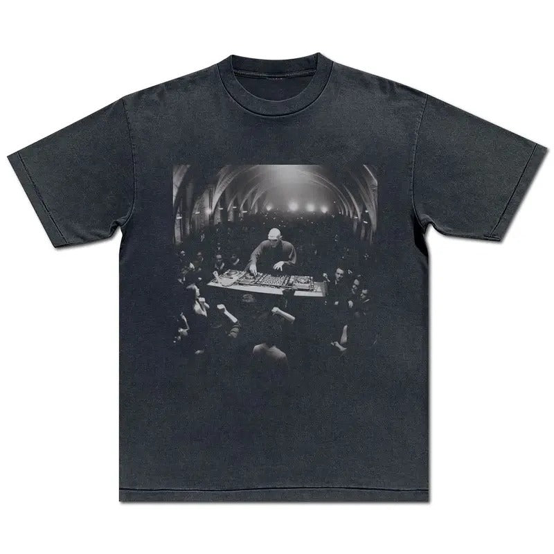 Voldemort DJ in Great Hall Shirt DJ Dark Lord Tshirt Wizarding Fan Shirt Potterhead Christmas Birthday Gift Potter Book Vintage Meme Shirt