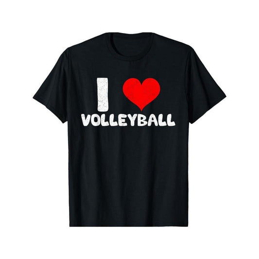 Volleyball, I Love Volleyball, Team, Women's, Men's, Sports T-Shirts made in usa