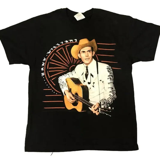 Vtg Hank Williams T Shirt, Country Music Shirt Classic Cotton