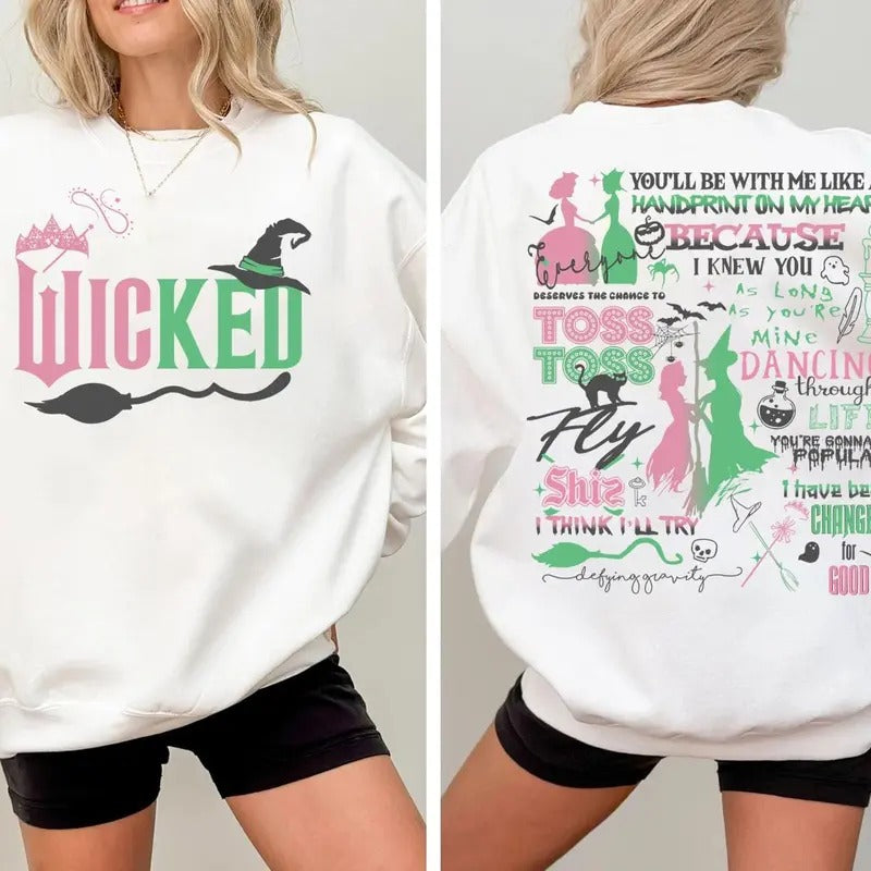 W!cked 2 Side Sweatshirt, W!cked Defy Gr@vity Sweatshirt, W!zard FOG 0z unisex cotton Sweatshirt Comfortable Shirt Hoodie