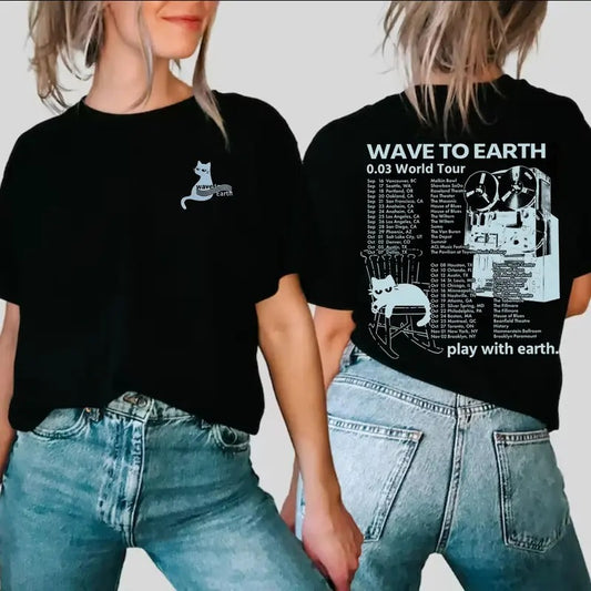 W2e Vintage 2 Sides T Shirt, Indie Rock Band Concert Outfit, 2024 Tour Merch, Unisex Short Sleeve Tee