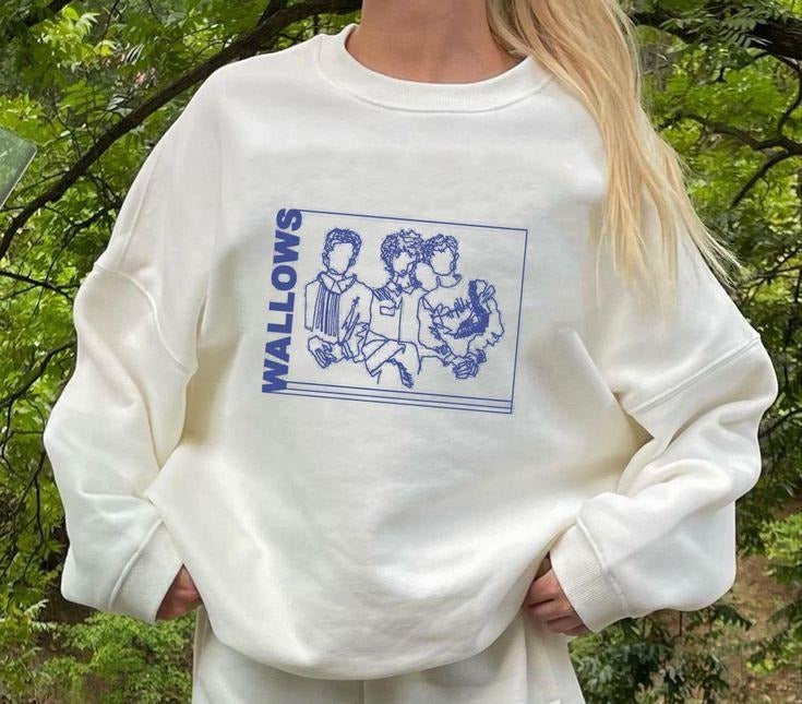 WALLOWS Indie Band Sweatshirt, Wallows Vintage Sweatshirt, Wallows Homage Shirt, Wallows Hoodie | DripVista.com