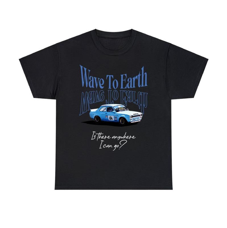 WAVE TO EARTH Inspired T-shirt for Men Tee Oversized Unisex Menswear Top