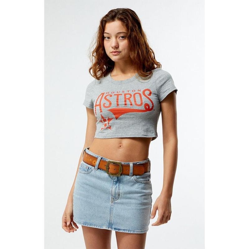 WILD COLLECTIVE Women's MLB Wild Collective x PacSun Baby T-Shirt Hoodie, Sweatshirt | DripVista.com