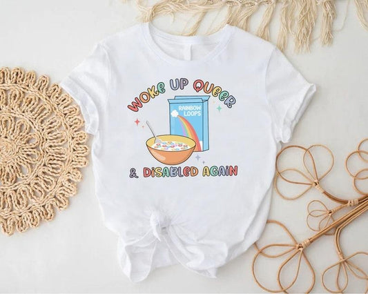 Wake Up Queer Shirt, Rainbow Loops Shirt, Funny Queer Shirt, LGBT Shirt, LGBT Gift, Pride Shirt, Funny LGBT Shirt, Transgender Shirt Hoodie, T-shirt and sweater