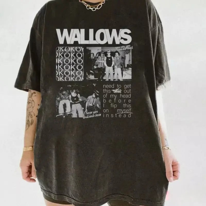 Wallows Model Tour 2024 Shirt, Wallows Bad Dreams Album T-Shirt, Cotton unisex T-shirt, Gift for fan, trendy shirt...