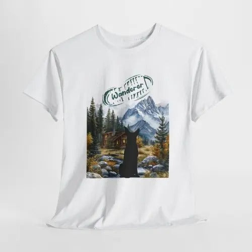 Wanderer Mountain Hiker Doglover Shirt Wanderlust Bergliebe Hiking with Dog Nature Lover Comfort Colors Unisex Cotton...