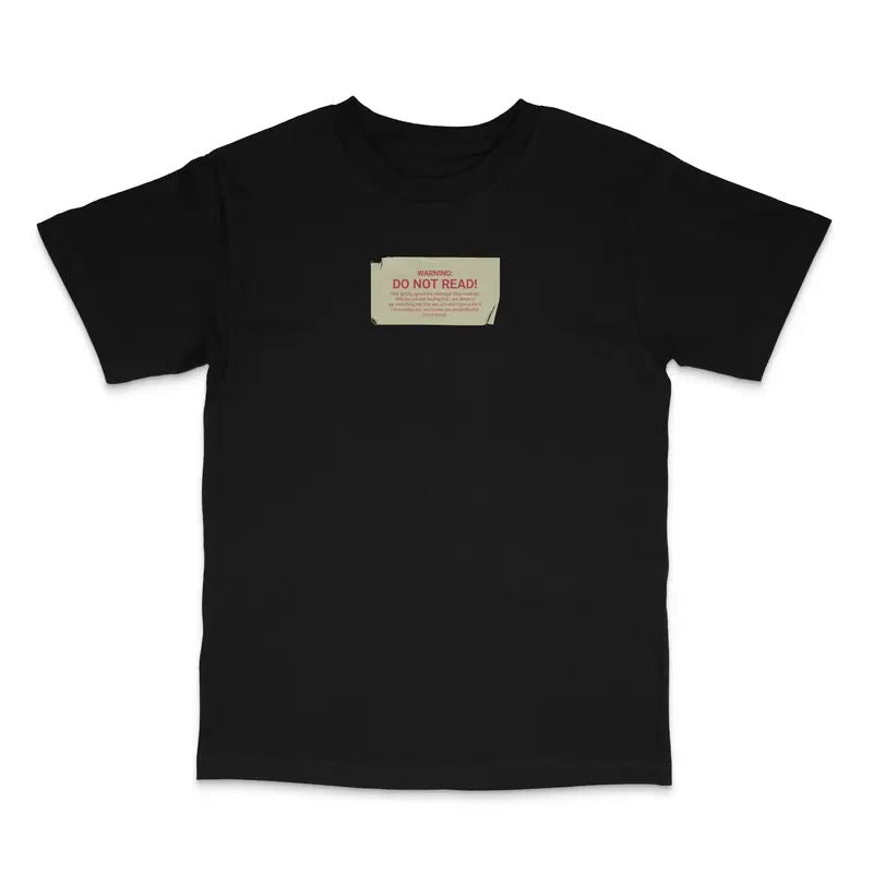 Warning Do Not Read Custom Printed T-Shirt Hoodie, Sweatshirt | DripVista.com