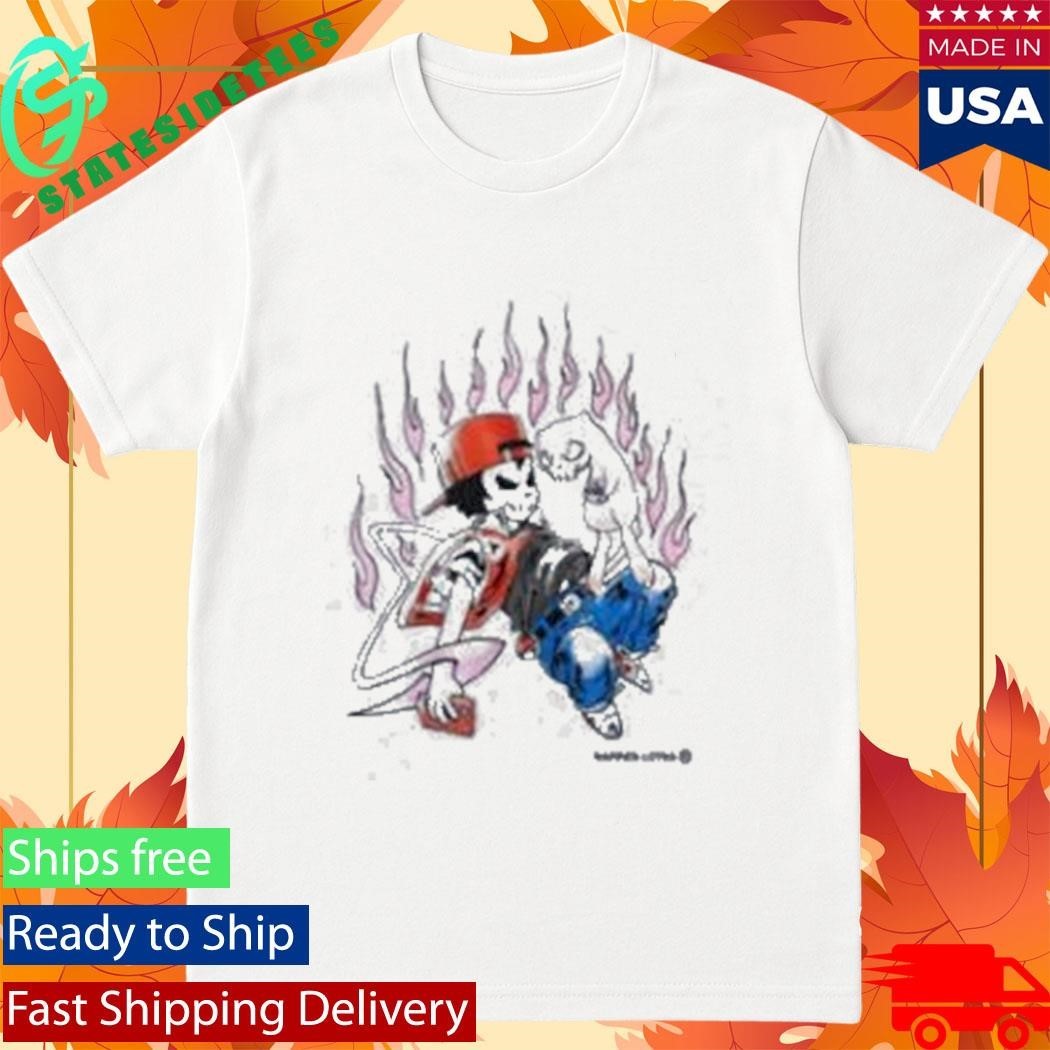 Warren Lotas Boy And Cat T-Shirt