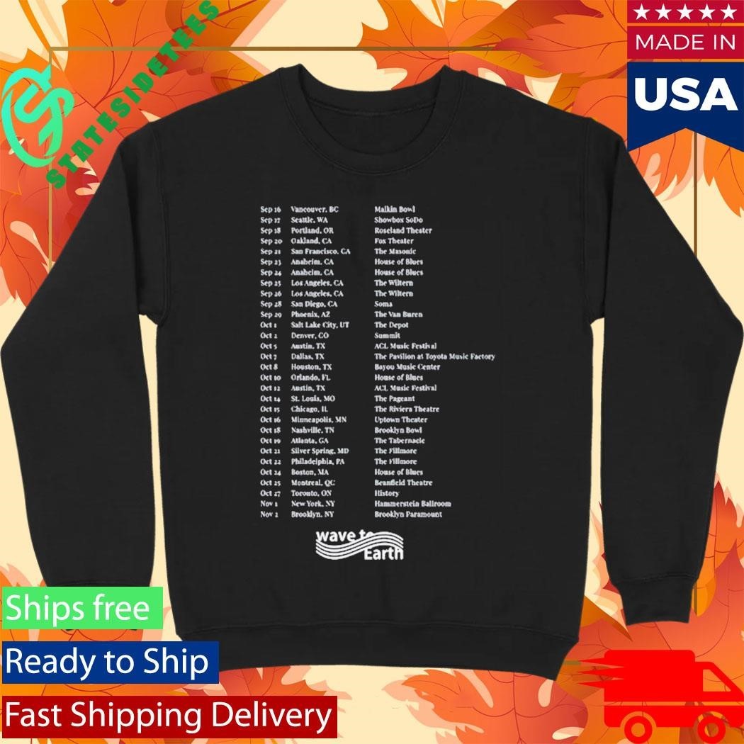 Wave To Earth Dark Simple Shirt