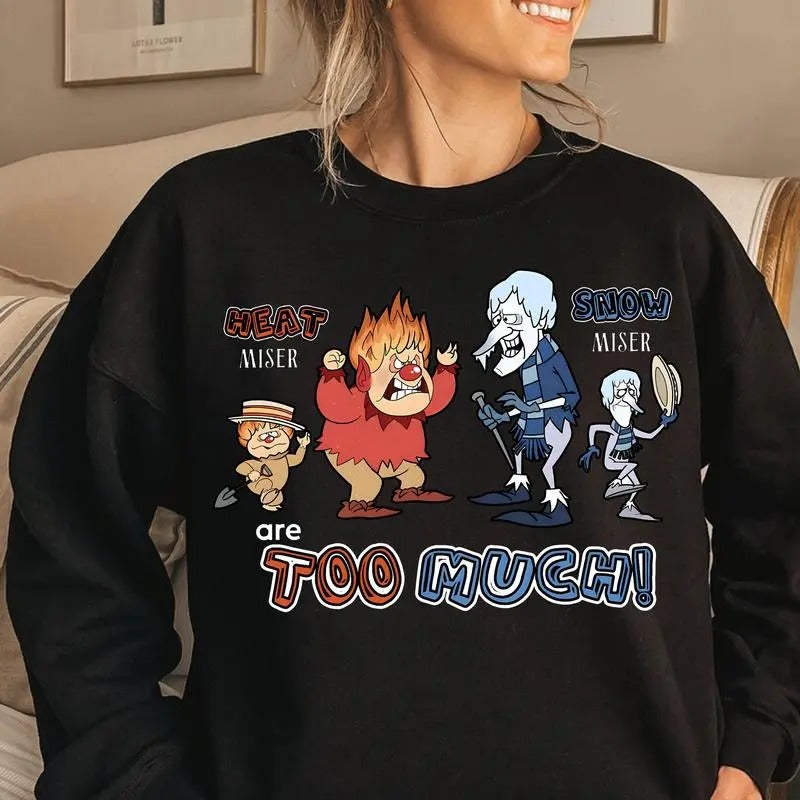 We Are T0o Muuch Christmas Movie Shirt, Merry Christmas Shirt, Xmas Gift Hoodie, Sweatshirt | DripVista.com