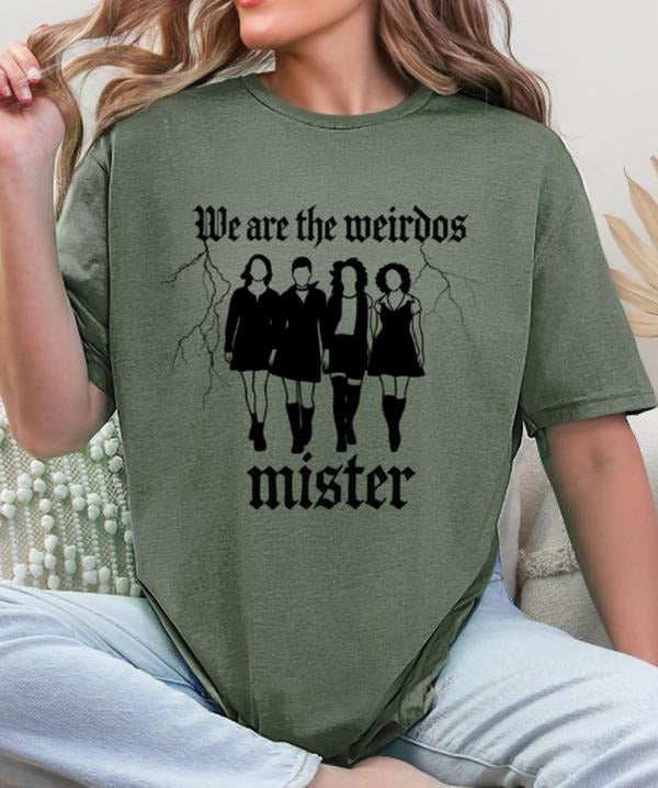 We Are the Weirdos Mister T-Shirt | Gothic Witchcraft Horror Graphic Tee