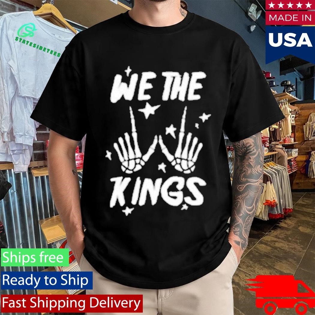We The Kings Skeleton Hands Shirt