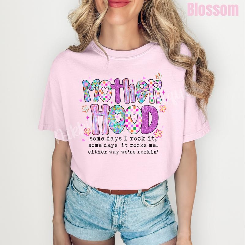 We're Rockin Mother Hood Comfort Colors T-Shirt 'NLB' Hoodie, Sweatshirt | DripVista.com