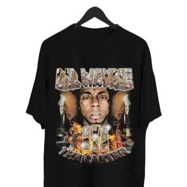 Weezy T Shirt, Tha Carter Shirt, Rap Hip Hop Music Merch Retro 90s Shirt, Personalized Casual Unisex T-Shirt