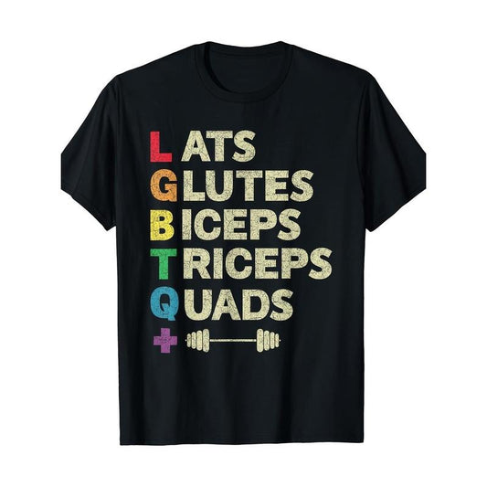 Weightlifting LGBTQ Men's T-Shirt Made in USA