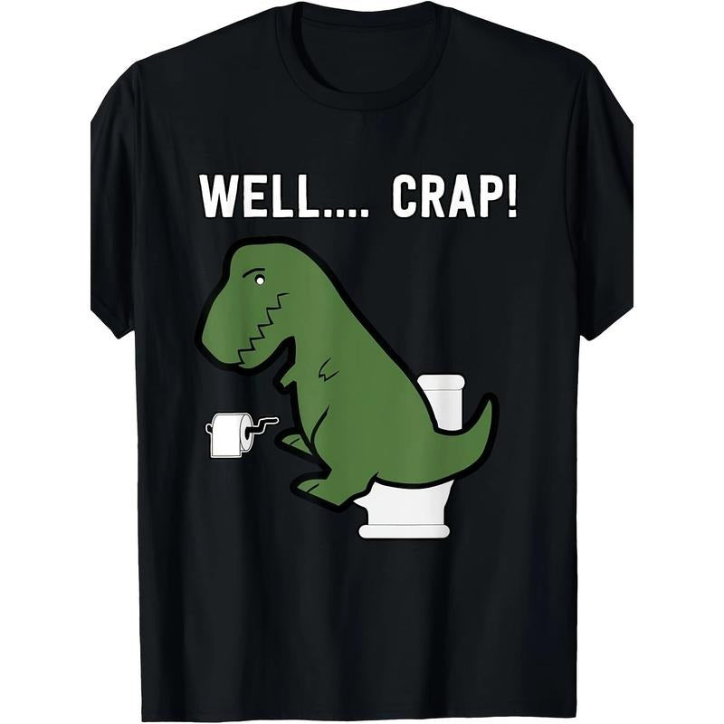 Well Crap Funny T-Rex I T Rex Problems I Funny Dinsosaur T-Shirt - 220g made in usa Hoodie, Sweatshirt | DripVista.com