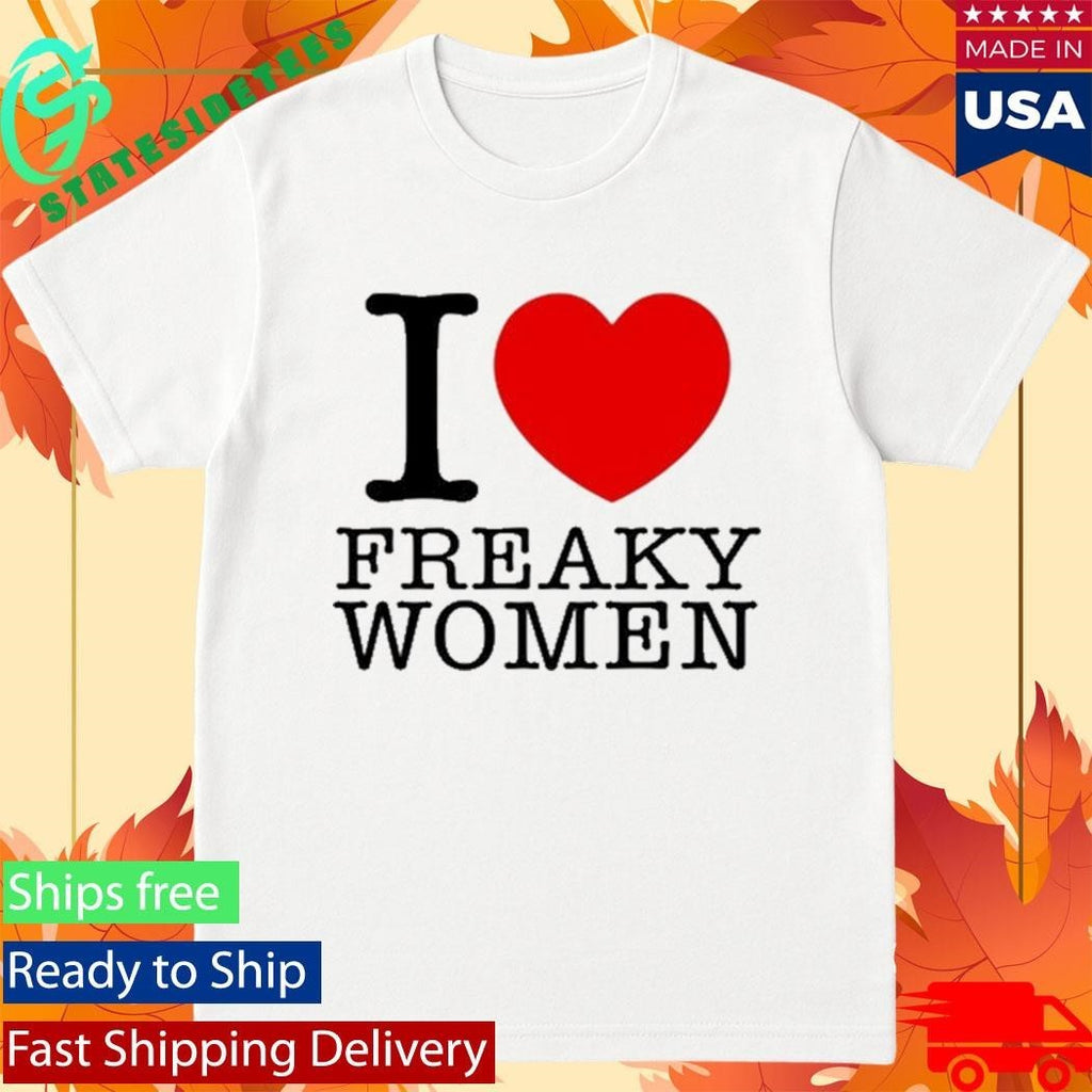 Wendeeluvz I Heart Freaky Women Shirt