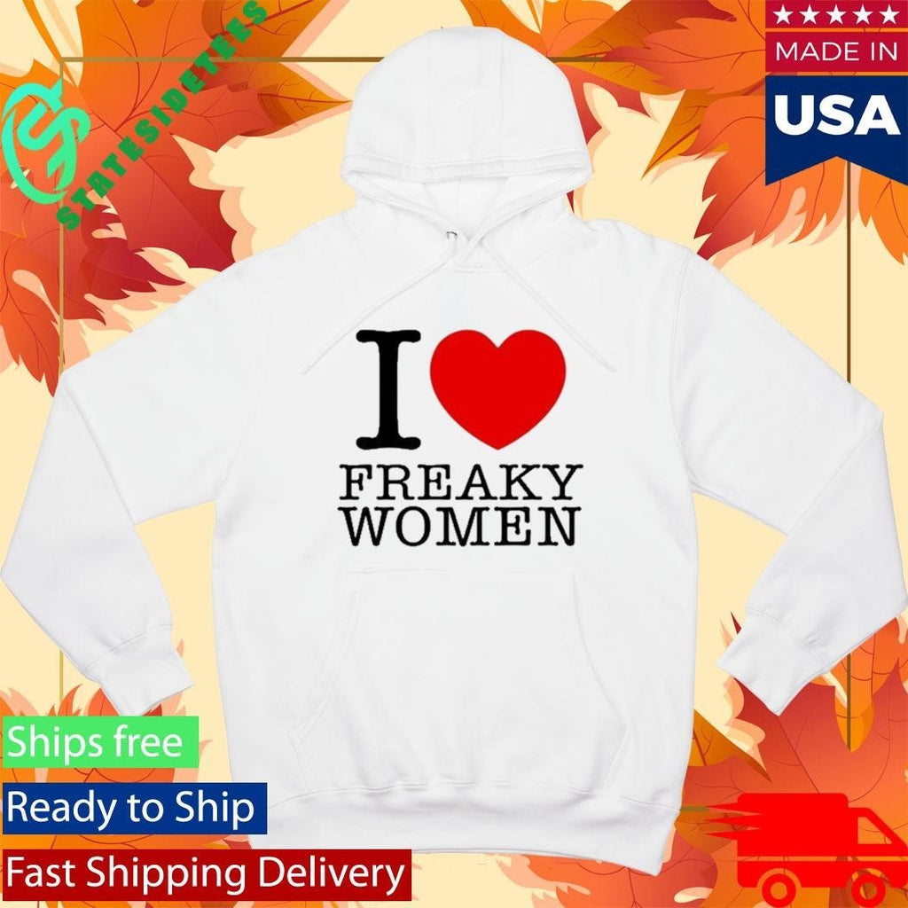 Wendeeluvz I Heart Freaky Women Shirt