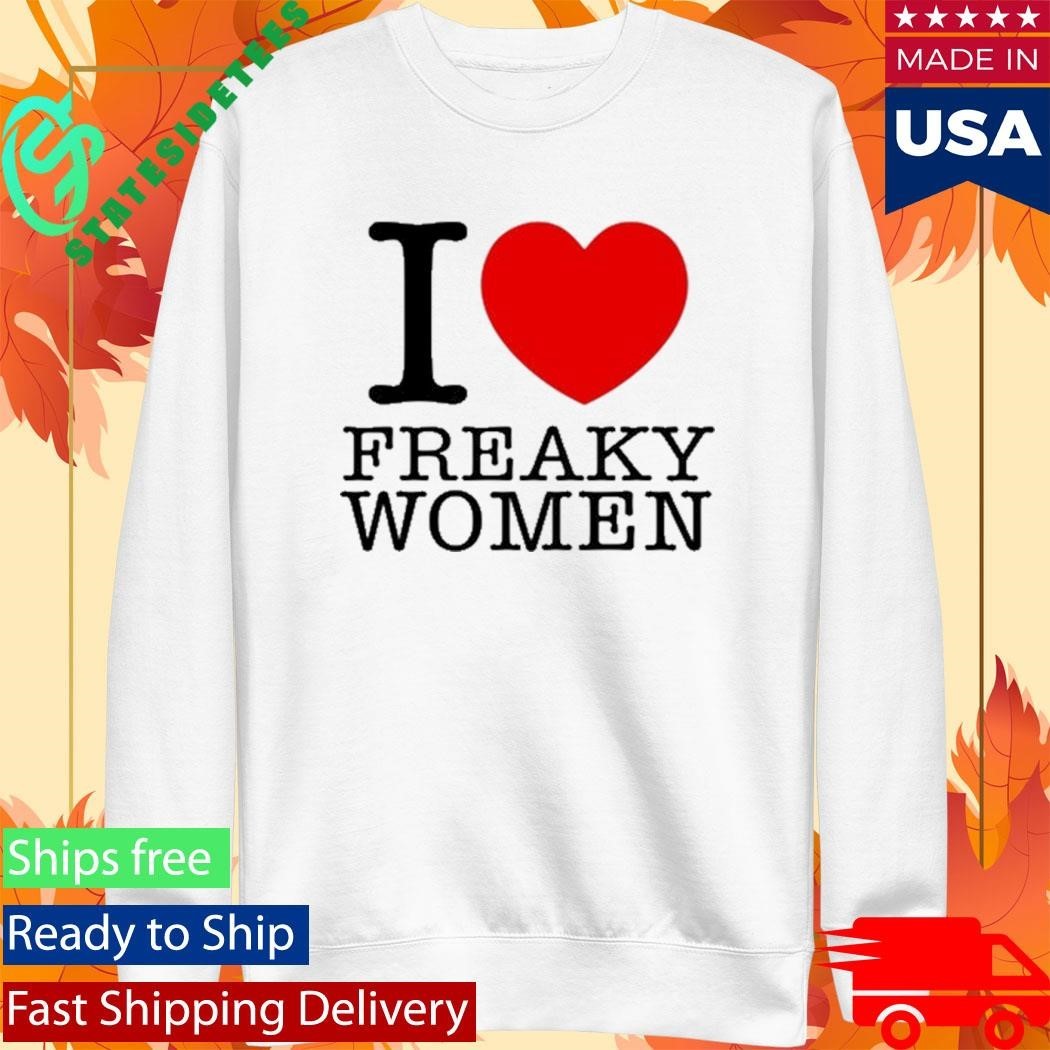 Wendeeluvz I Heart Freaky Women Shirt