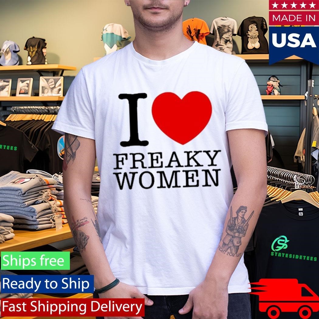 Wendeeluvz I Heart Freaky Women Shirt