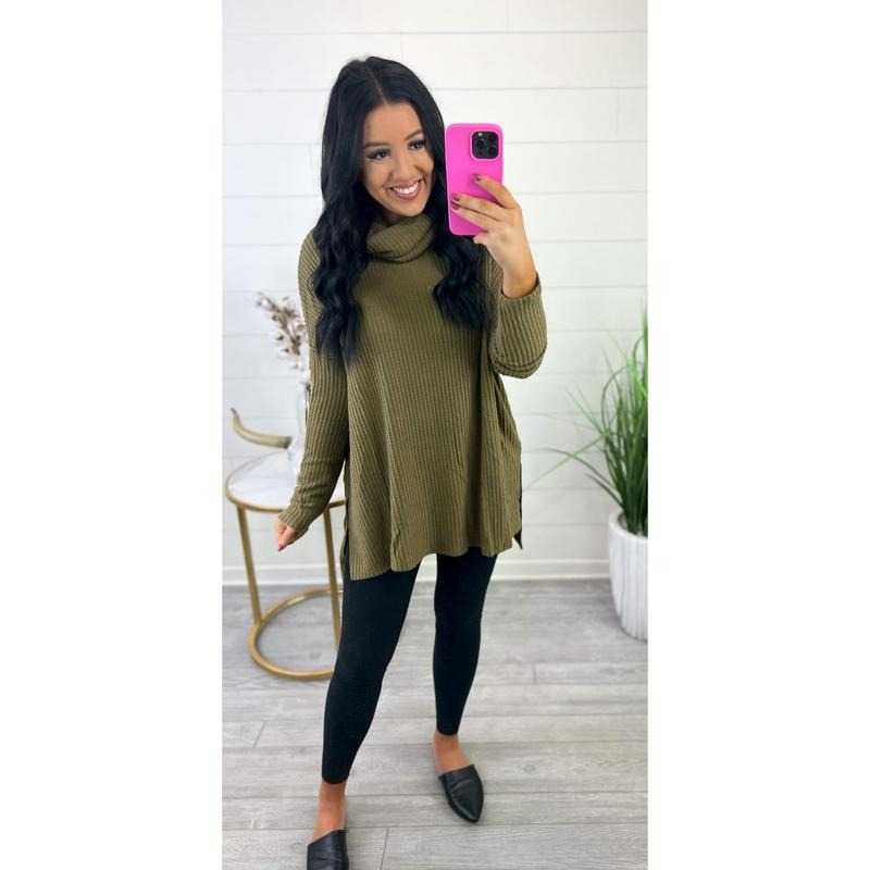 Wendy Waffle Knit Cowl Neck Sweater T-Shirts, Hoodie, Sweatshirt | DripVista.com