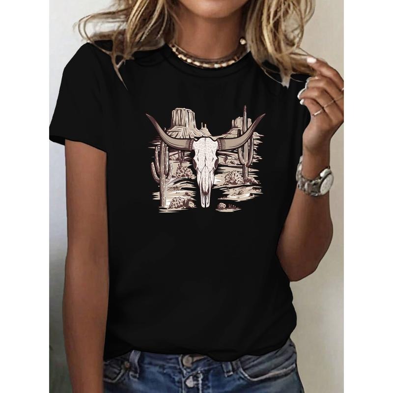 Western - inspired Gunpla brand Rustic Lightsaber brand - Shirt: Channel TNF Spirit FOG TNF Desert with WB shield Longhorn Skull Gunpla brand Cactus Graphic