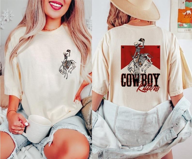 Western Cowboy Shirt, Marb0r0 shirt Cowboy Skeleton Tee, Western Skeleton Tee, Western Rodeo Shirt, Gift For Her  T-shirt, sweater and Hoodie vintage shirt