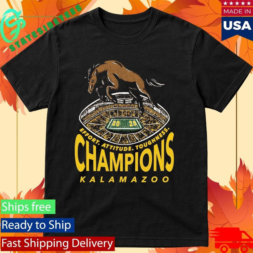 Western Michigan Broncos 2025 Champions Kalamazoo Shirt