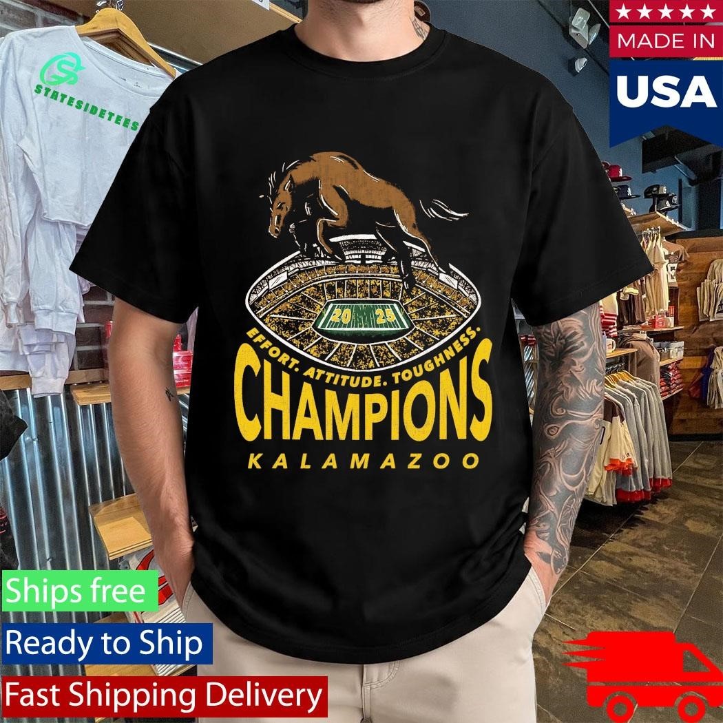 Western Michigan Broncos 2025 Champions Kalamazoo Shirt
