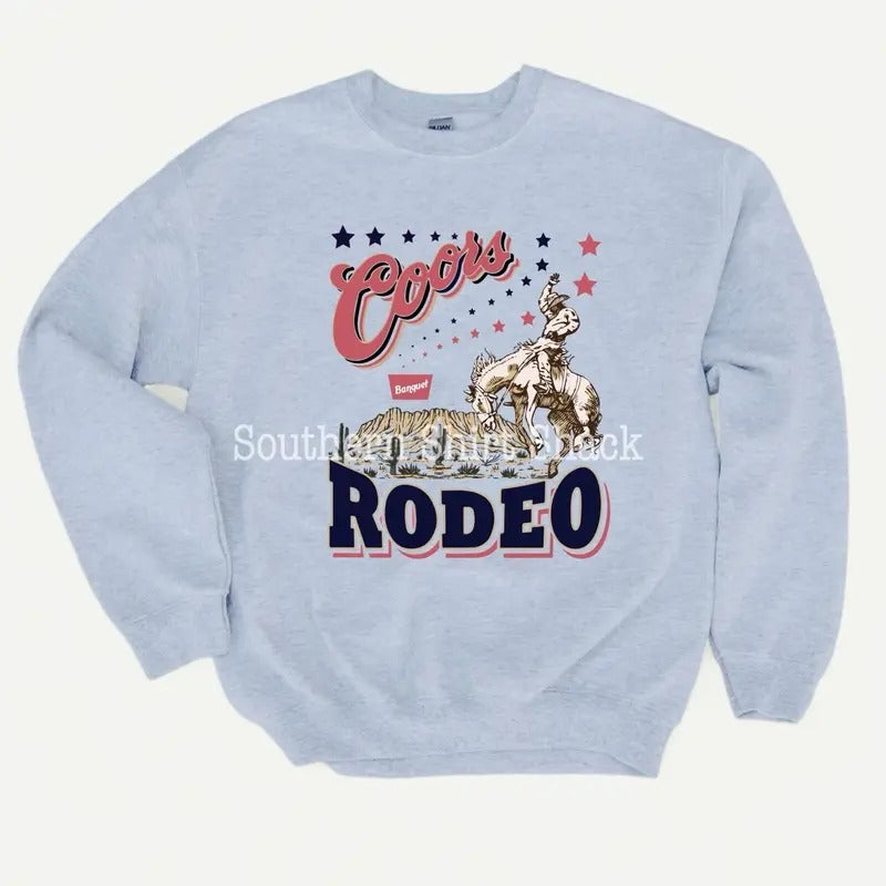 Western Rodeo Beer Sweatshirt T-Shirts, Hoodie | DripVista.com