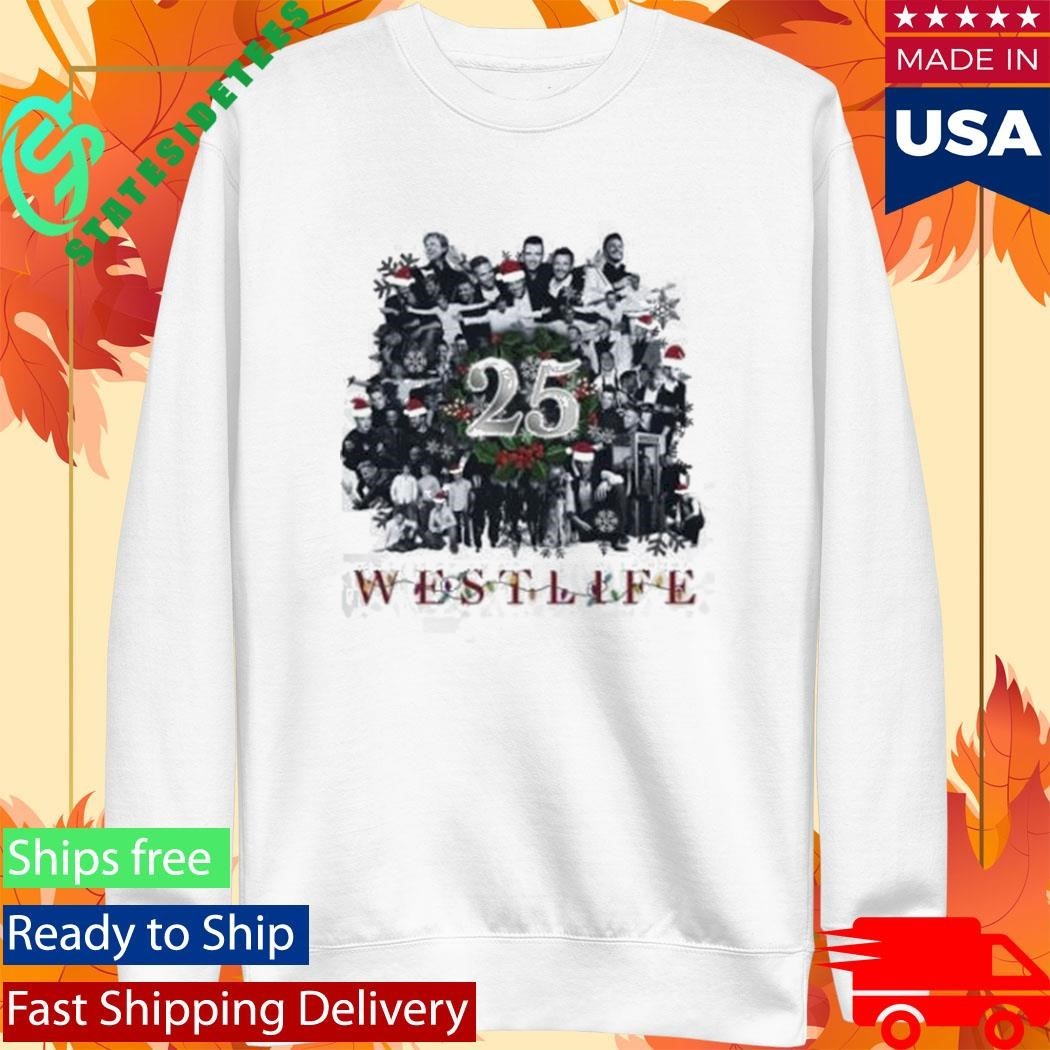 Westlife The Ultimate Collection Christmas Pj Shirt