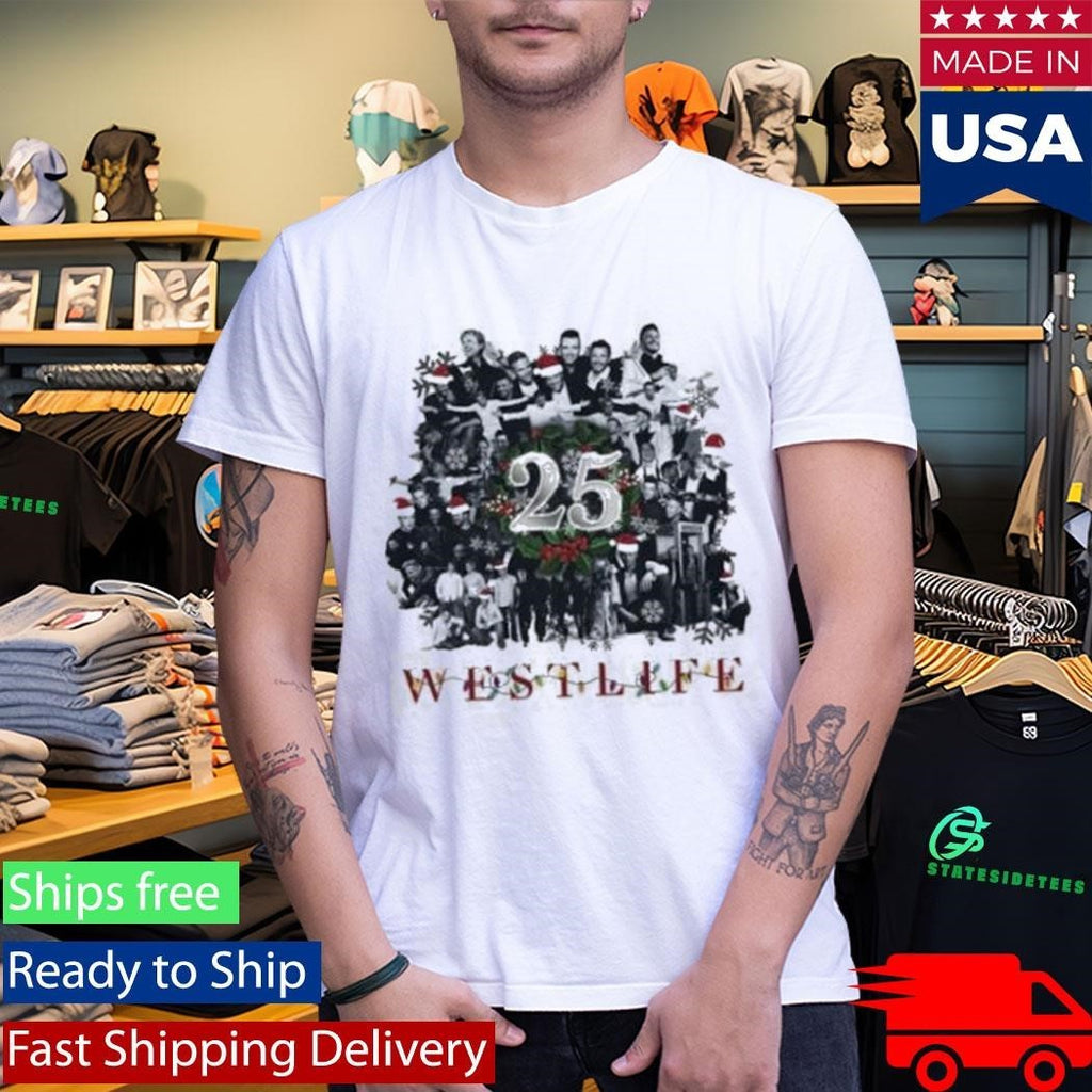 Westlife The Ultimate Collection Christmas Pj Shirt