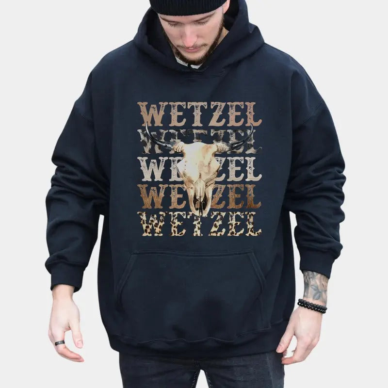 Wetzel Country Music Concert Hoodie, Concert Outfit, Nashviille Sweater, Western Graphic Tee, Western TNF, Cowboy Shirt,...