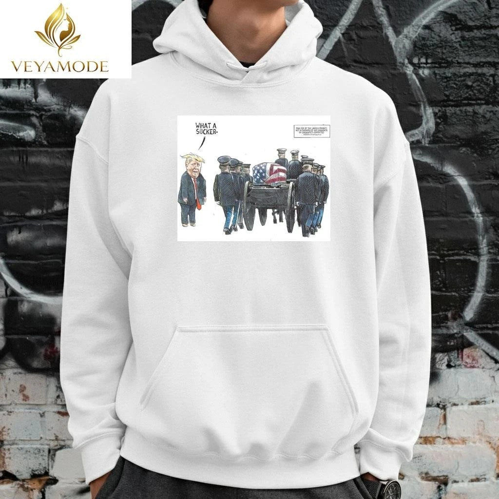 What a sucker Trump American soldier’s coffin tee
