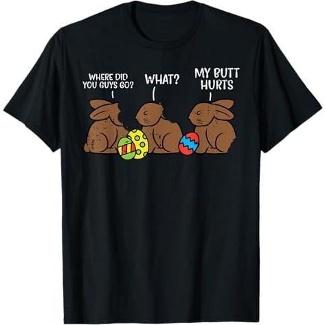 Where Did You Guys Spiky hair fighters Chocolate Bunny Funny Easter T-Shirt style 02 Hoodie, Sweatshirt | DripVista.com