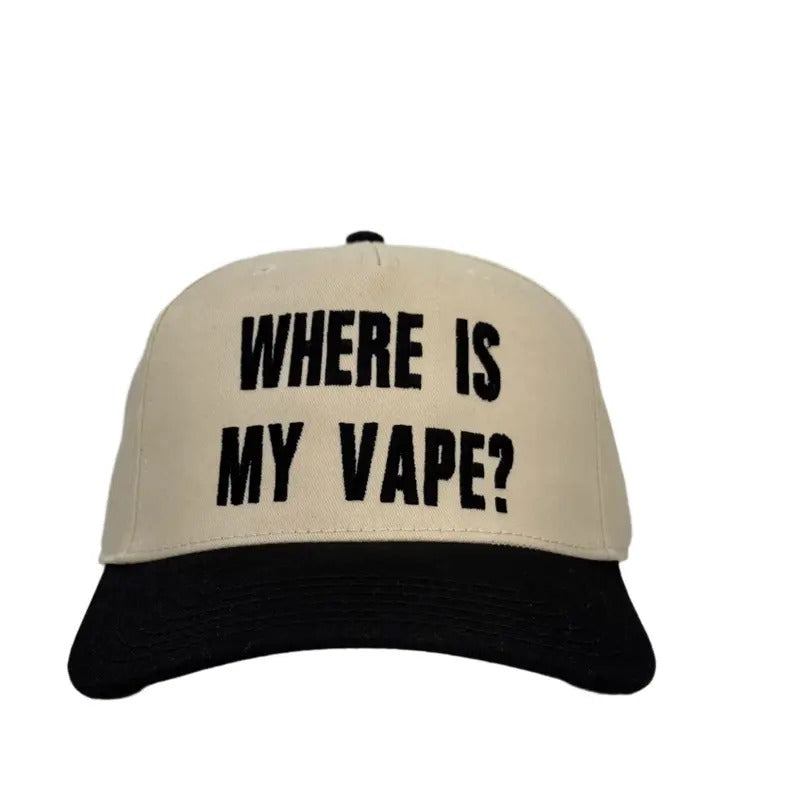 Where Is My Vape Snapback Custom Embroidered T-Shirts, Hoodie, Sweatshirt | DripVista.com