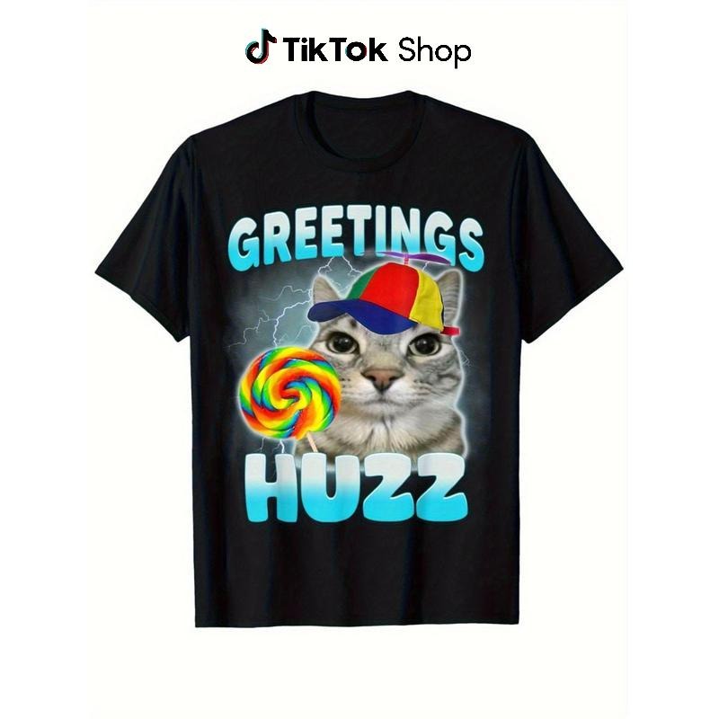Where TNF Huzz At Funny Cat Meme Humor Sarcastic T-Shirt Hoodie, Sweatshirt | DripVista.com