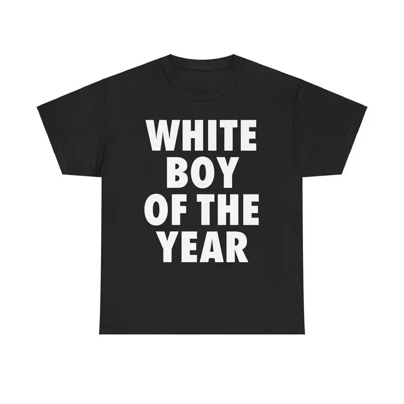 White Boy of the Year Shirt, Funny Xmas Shirt, Holiday Crewneck Tee, Gift for Men Hoodie, Sweatshirt | DripVista.com