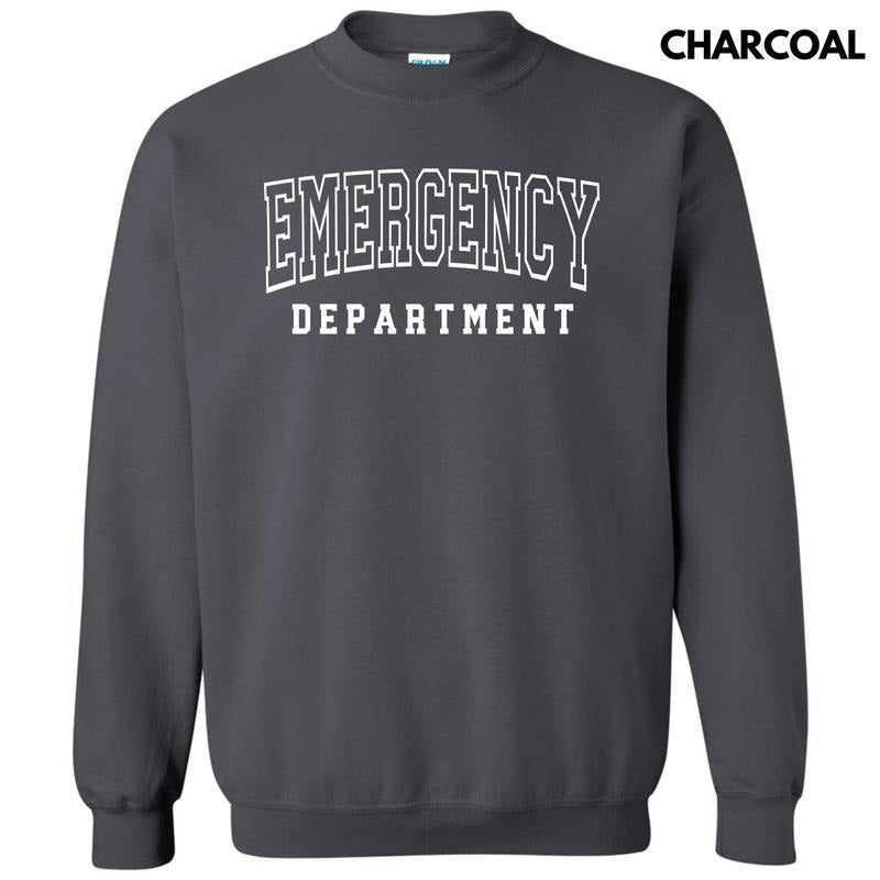 White Emergency Dept Sweatshirt 'NLB' T-Shirts, Hoodie | DripVista.com