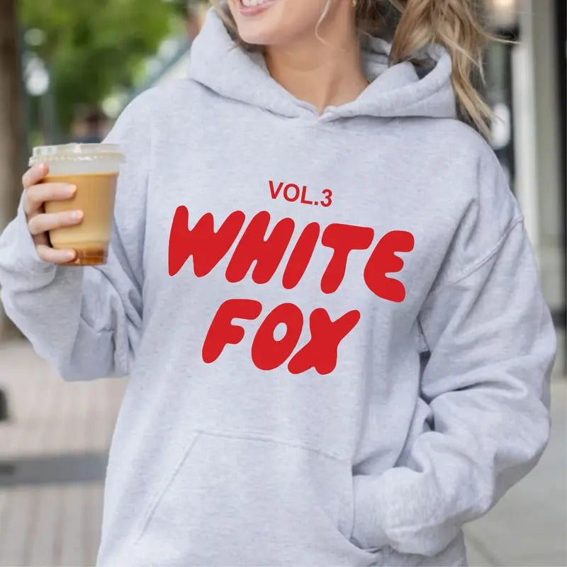 White Fox V3 Fashion unisex hoodie, Trendy shirt, Gildan shirt