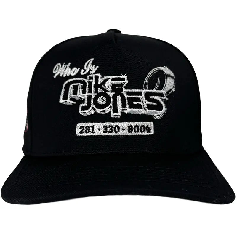 Who Is Mike Jones Custom Embroidered Black Snapback Blockhead T-Shirts, Hoodie, Sweatshirt | DripVista.com