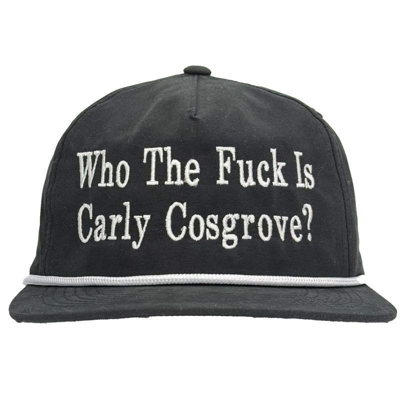 Who The F Is Carly Cosgrove Custom Embroidered Snapback T-Shirts, Hoodie, Sweatshirt | DripVista.com